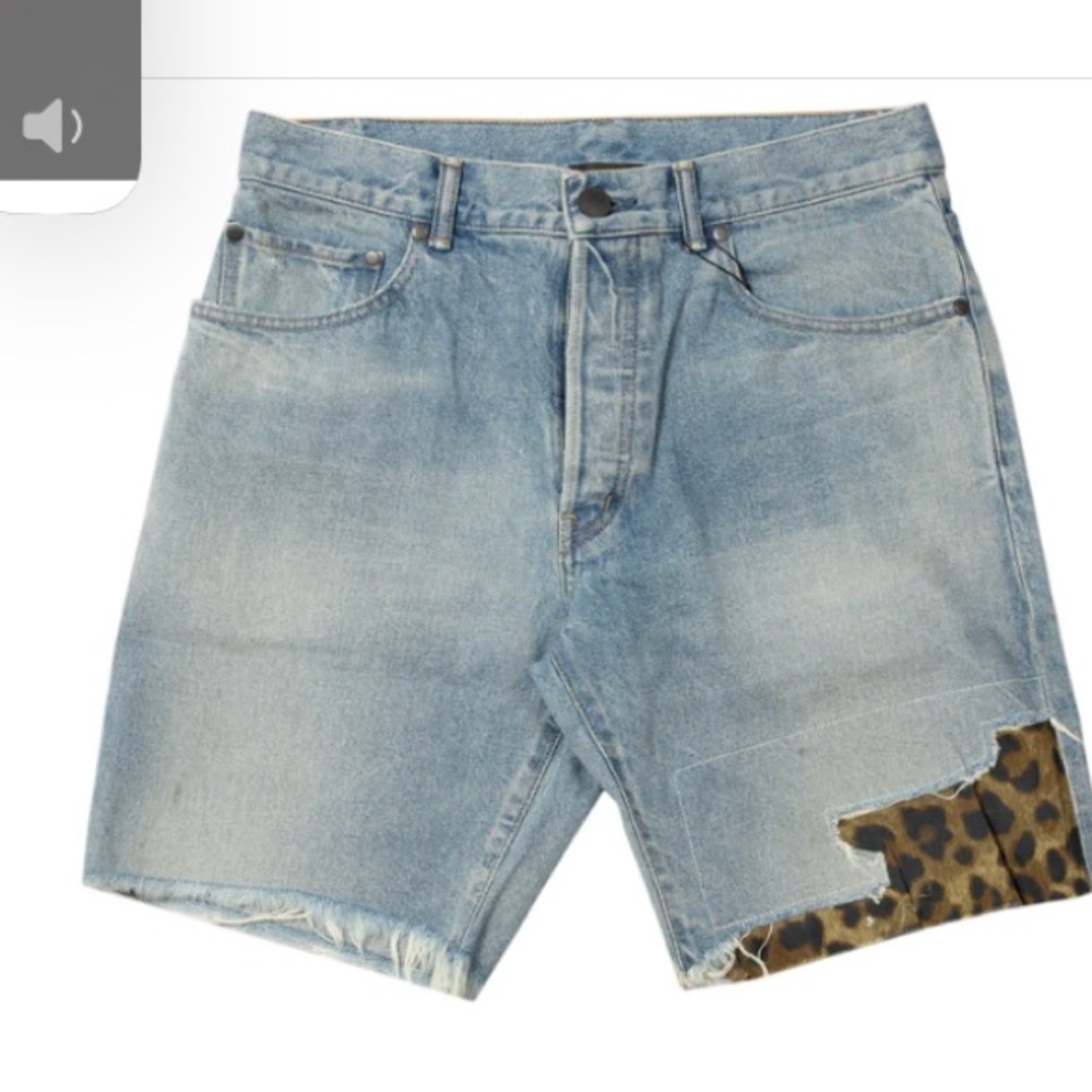 John Elliott Bozeman Shorts lynx.  Sz 38 great condition.
